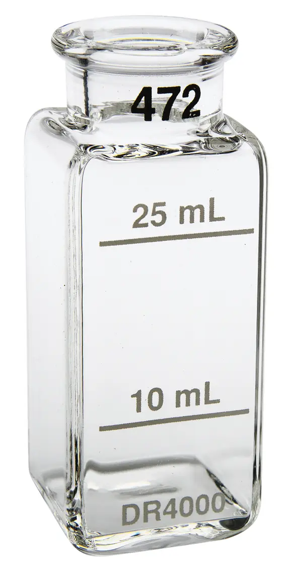 سل مکعبی 25ml/10ml اسپکتروفتومتر کد (472)2665902 نمایندگی هک Hach